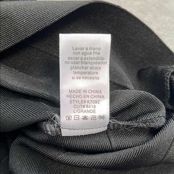 WOW COUTURE NWT Black Bodycon Bandaid Sleeveless Dress, Size L - Picture 11 of 11